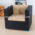 PE rattan sofa living room sets three seater sofa